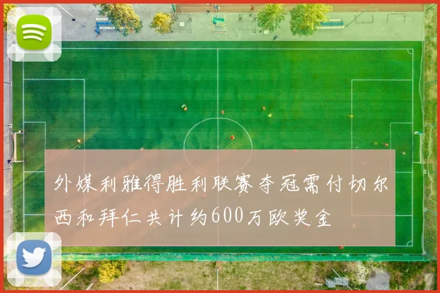 外媒利雅得胜利联赛夺冠需付切尔西和拜仁共计约600万欧奖金